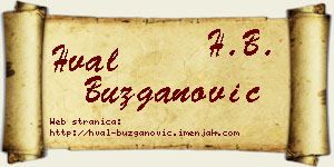 Hval Buzganović vizit kartica